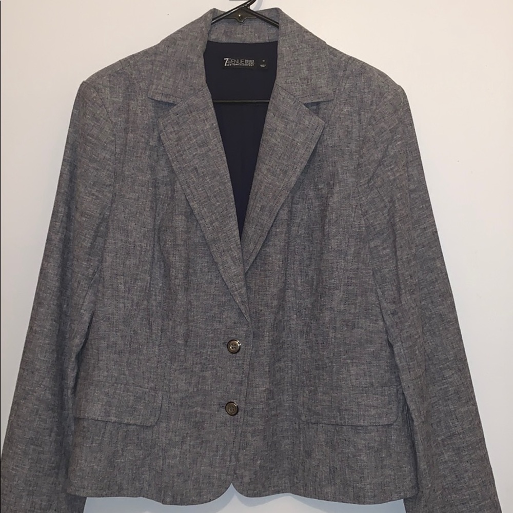 7th Avenue Design Studio NY&C Two-Button Jacket